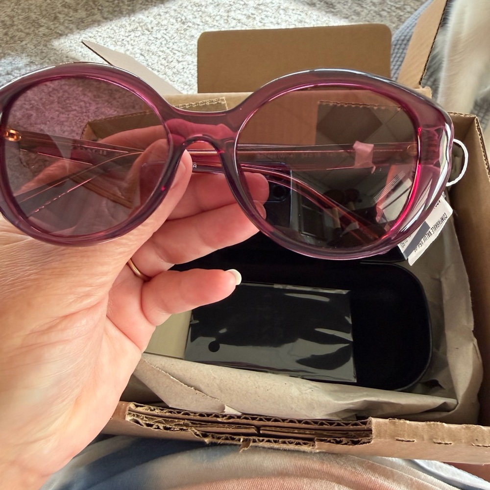 Coach Women's Oversized Round Sunglasses - Pink